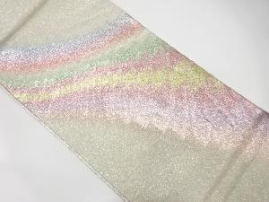 アンティーク　暈し柄織り出し袋帯(材料)